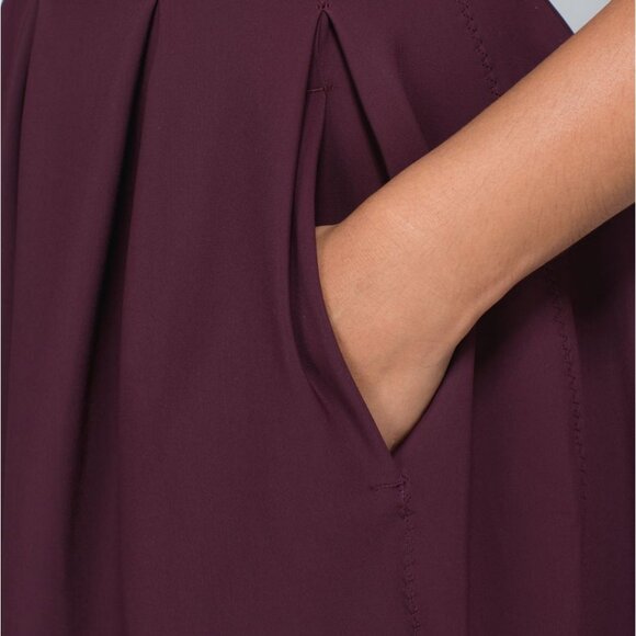 Lululemon Here to There Dress Size 4 Bordeaux Drama BNWT! - Picture 5 of 13